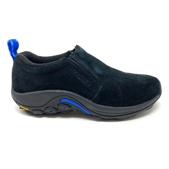Merrell Jungle Moc Ice+ Women’s J37844 Black Suede Waterproof Slip On Shoes - Picture 1 of 7